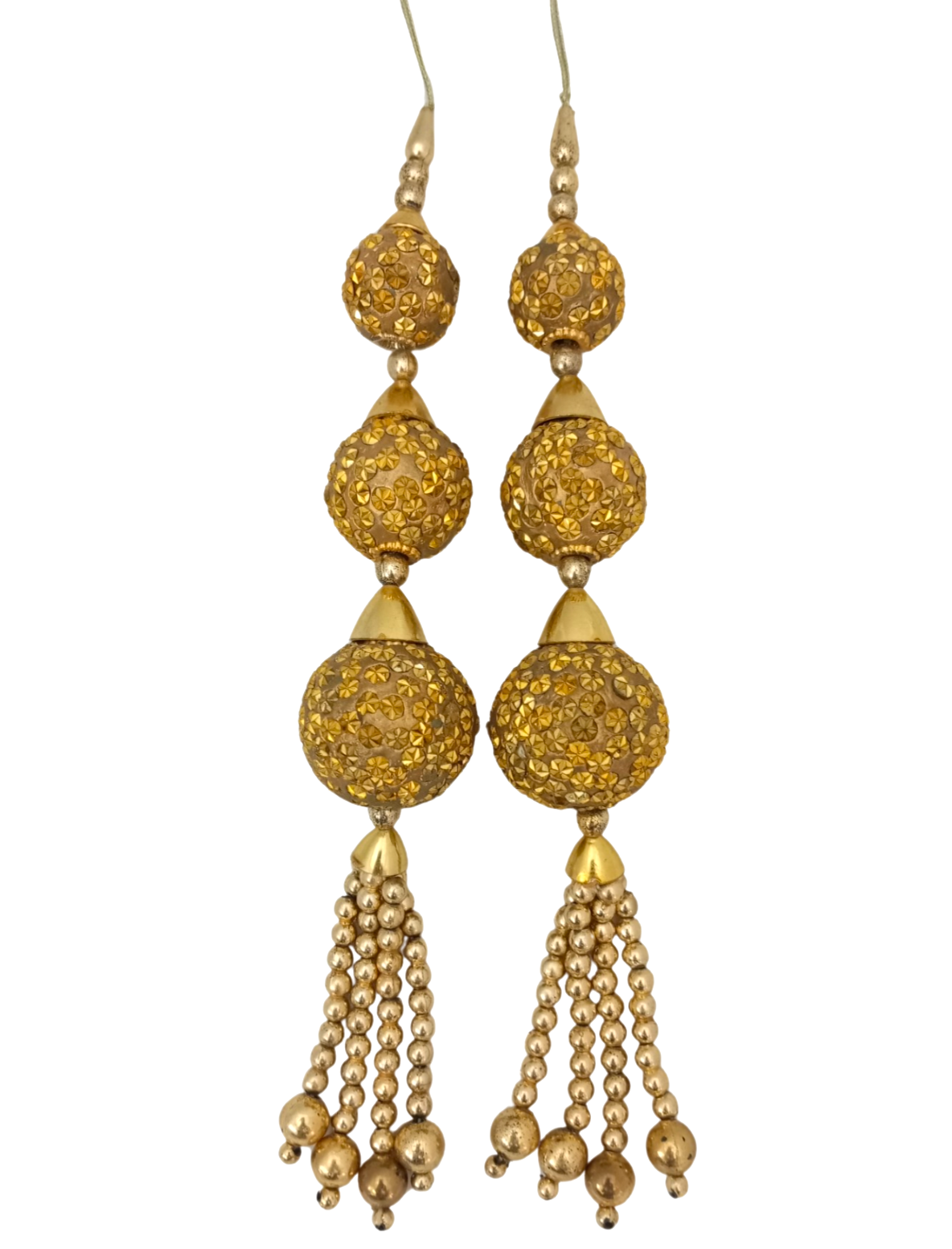 Golden Long latkan for lehenga