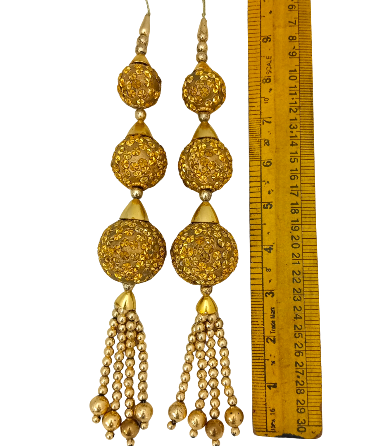 Golden Long latkan for lehenga