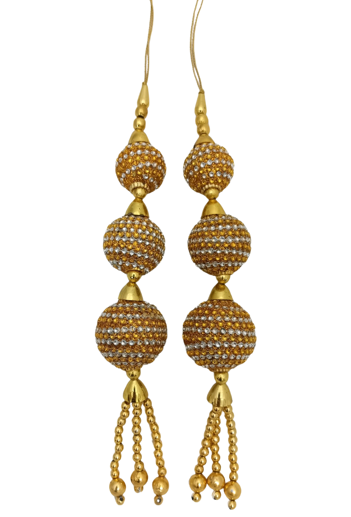 Golden latkan for bridal lehenga Wedding Decorative Craft Supplies