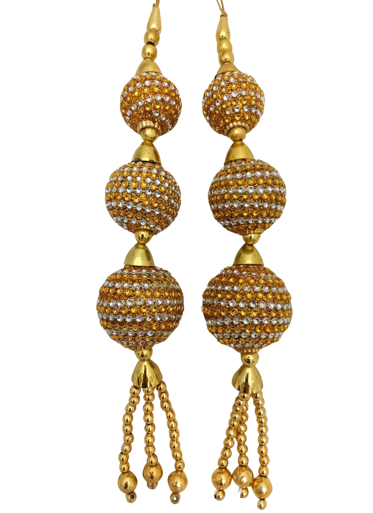 Golden latkan for bridal lehenga Wedding Decorative Craft Supplies