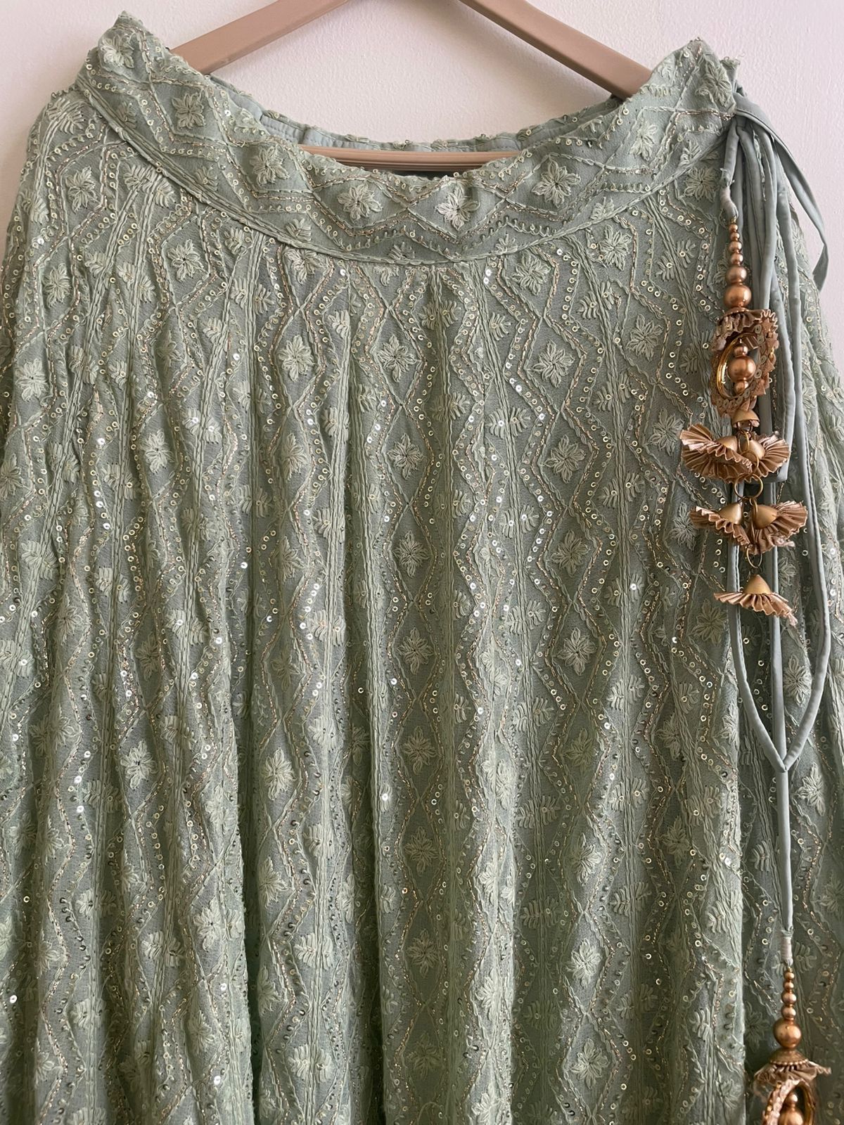 The Pistachio Chikankari Lehenga Set